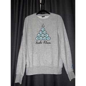 Ugly Christmas Sweater Xmas Sweatshirt Crewneck Size Medium New Balance